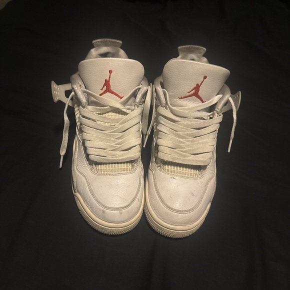 Jordan Athletic Shoes White and Red